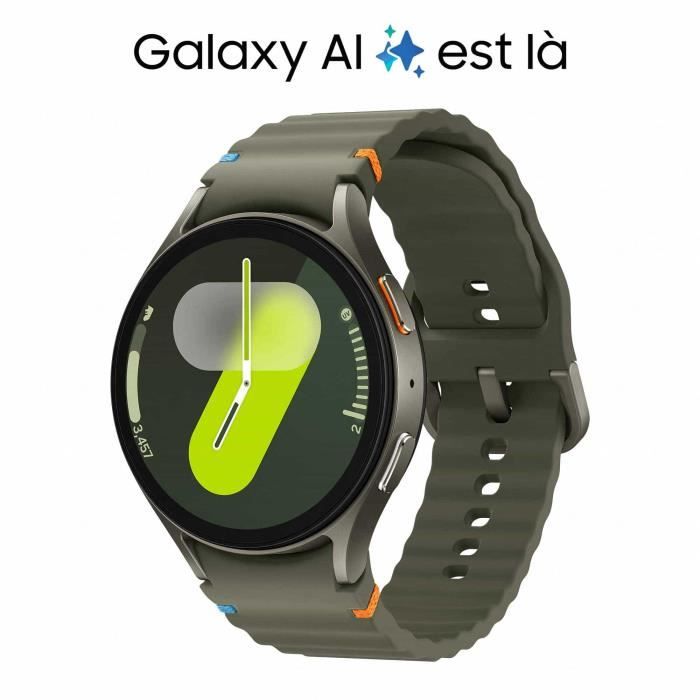 Montre connectée Samsung Watch7 44mm Vert Kaki Bluetooth