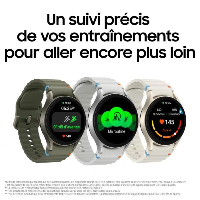 Montre connectée Samsung Watch7 44mm Vert kaki 4G