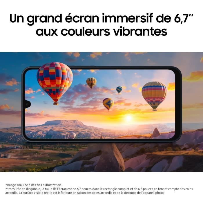 Samsung Galaxy A16 5G Smartphone 128Go Bleu nuit