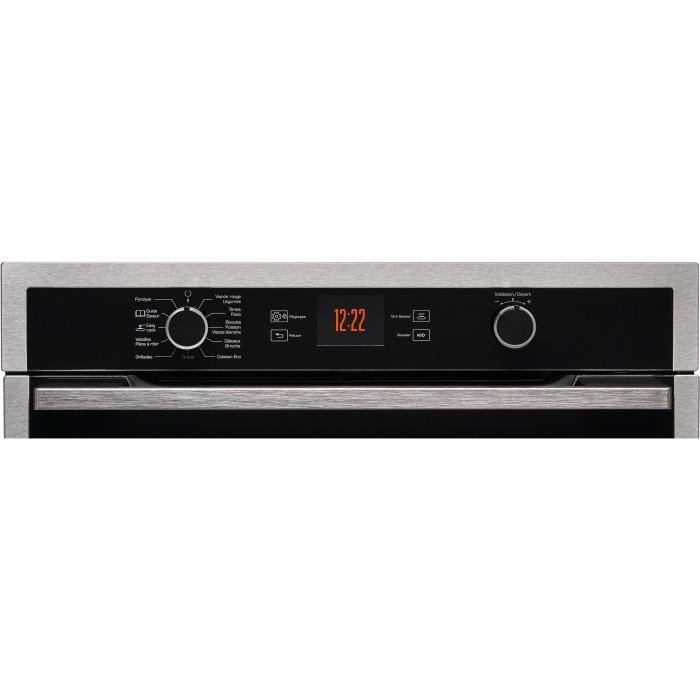 Four encastrable - SAUTER SOP5764X - Pyrolyse - Chaleur Pulsée - Cuisson automatique EasyCook