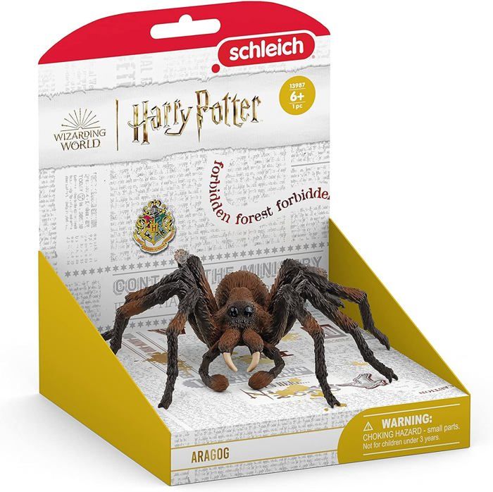 Aragog, Figurine de l'univers Harry Potter, pour enfants des 6 ans,  17 x 8 x 14 cm - schleich 13987 WIZARDING WORLD