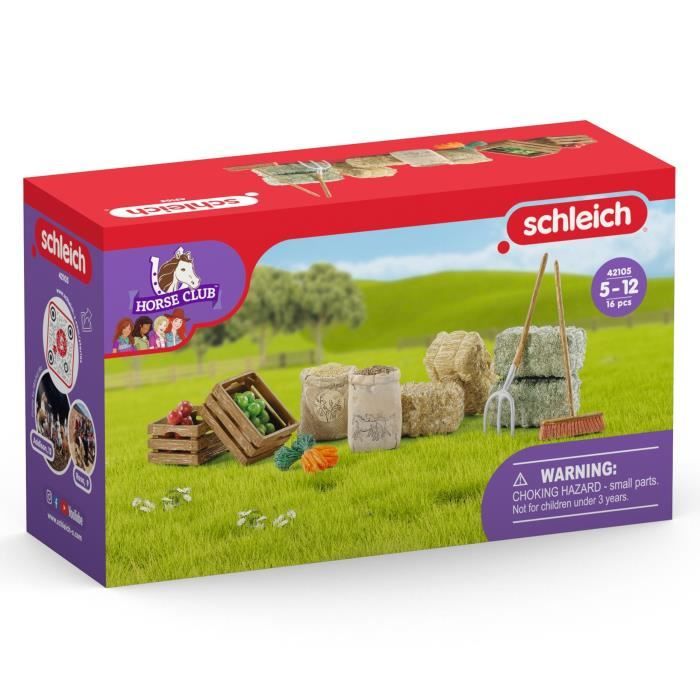 Kit de nourriture, accessoires, Schleich 42105 Horse Club, Pour enfant des 5 ans