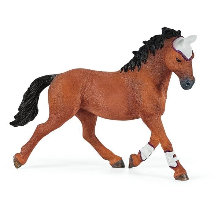 Tournoi équestre entre amis, coffret schleich avec 86 éléments inclus dont 1 cheval schleich et 2 personnages, coffret figurines