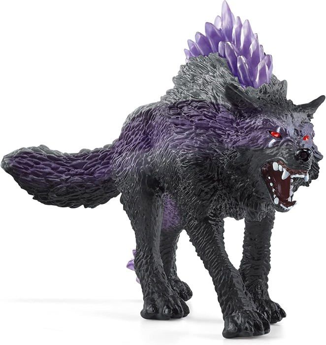 Figurine Loup des Ténebres SCHLEICH Eldrador 42554 - Violet - 14,5 x 5,5 x 9 cm