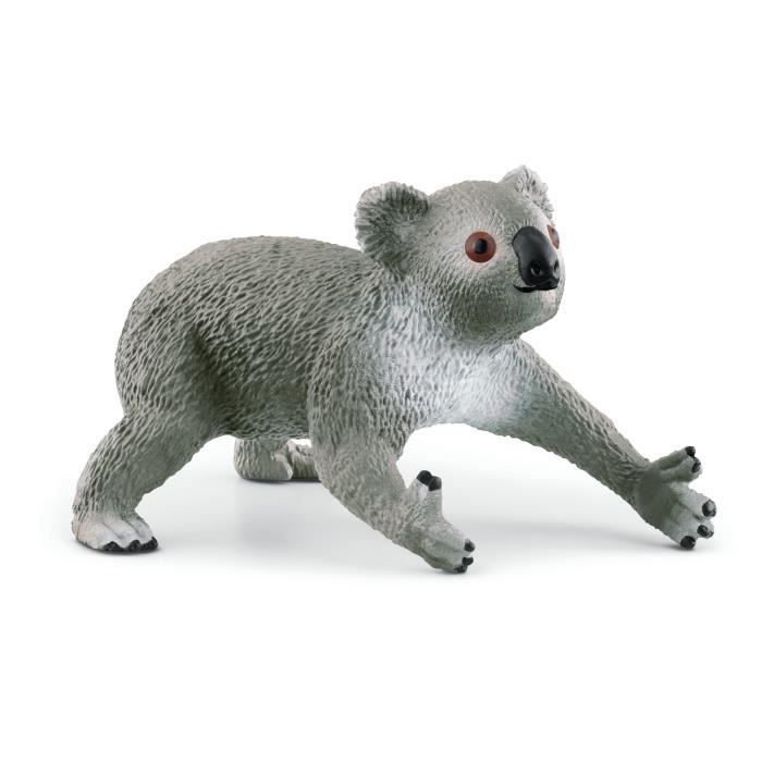 Figurine Maman et Bébé Koala, pour enfants des 3 ans,  13,6 x 5,8 x 19,2 cm -Schleich 42566 WILD LIFE