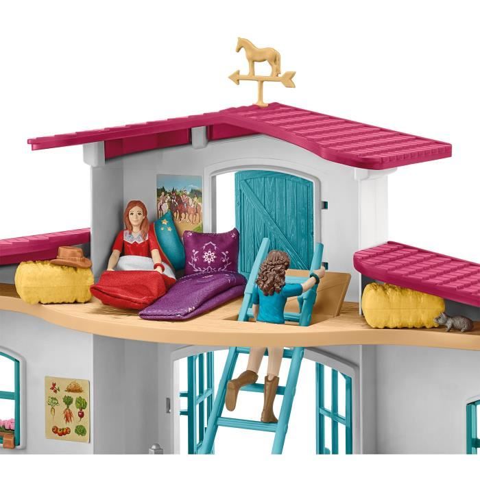 Centre équestre modulable de Lakeside pour chevaux, coffret figurines avec 115 éléments, Schleich 42567 Horse Club