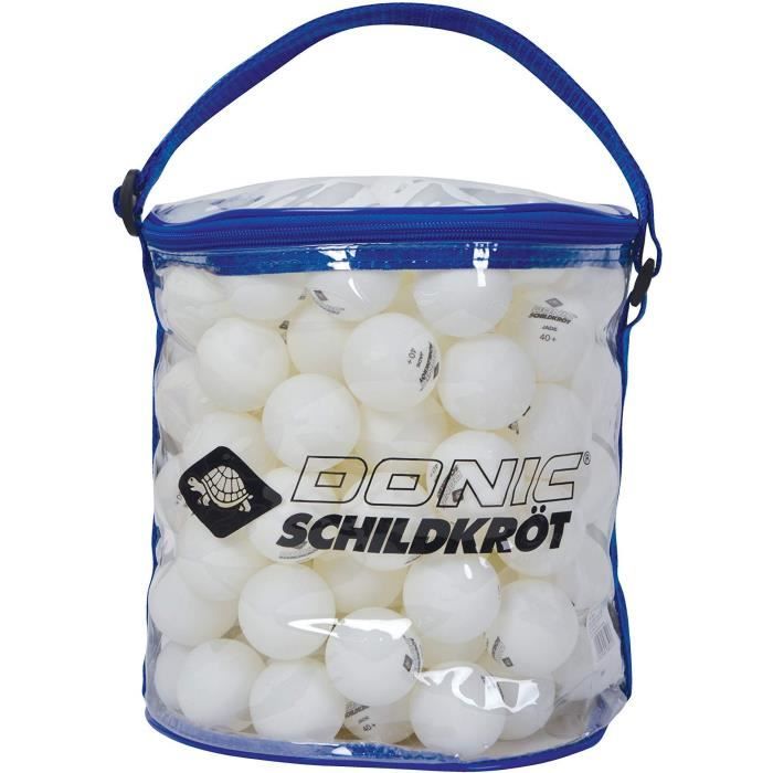 Balles de tennis de table - SCHILDKRÖT - JADE POLY 40+ - blanc -144 pcs.