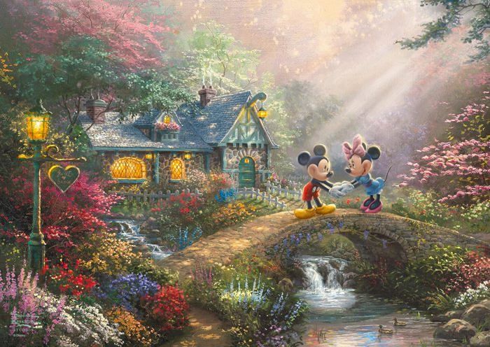 Puzzle - SCHMIDT SPIELE - Disney, Mickey & Minnie - 500 pieces