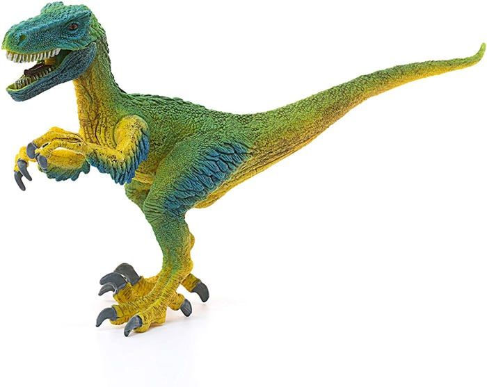 Figurine Vélociraptor SCHLEICH - Gamme Dinosaurs - Pour Enfant a partir de 3 ans - 70 cm - Marron