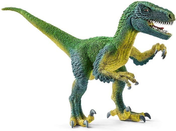 Figurine Vélociraptor SCHLEICH - Gamme Dinosaurs - Pour Enfant a partir de 3 ans - 70 cm - Marron