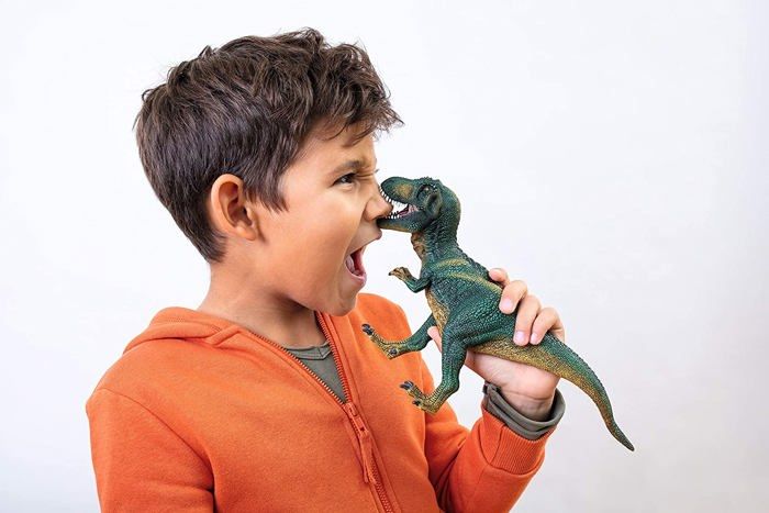 Figurine Tyrannosaure Rex vert, avec détails réalistes, pour enfants des 4 ans, SCHLEICH 14587 Dinosaurs