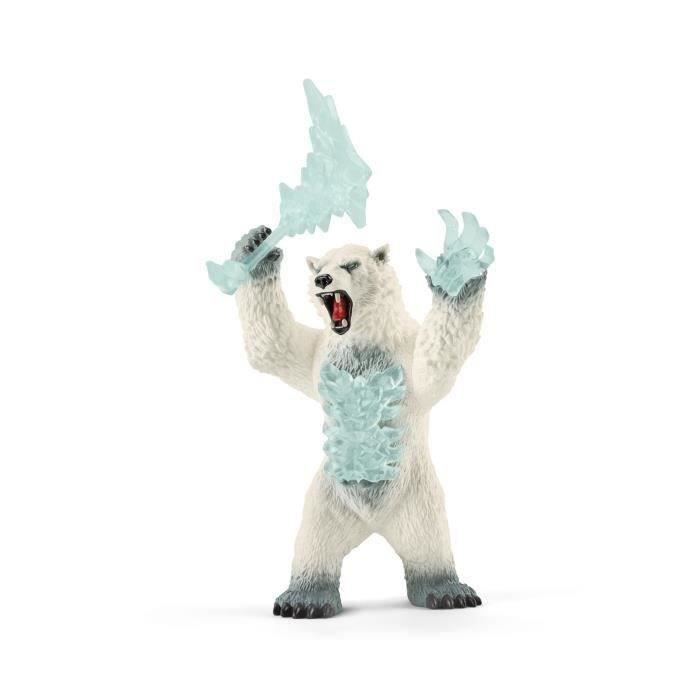 Figurine mythique Ours du blizzard avec arme, Figurine d'action fantastique tres durable, Pour Garçons et Filles a Partir de 7 ans