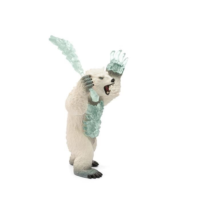 Figurine mythique Ours du blizzard avec arme, Figurine d'action fantastique tres durable, Pour Garçons et Filles a Partir de 7 ans