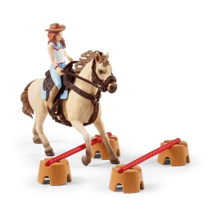 Entrainement au ranch, Coffret schleich univers équestre, coffret figurines pour enfants de 5 ans et plus, schleich 72157 HORSE