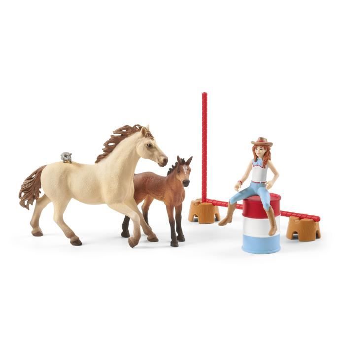 Entrainement au ranch, Coffret schleich univers équestre, coffret figurines pour enfants de 5 ans et plus, schleich 72157 HORSE