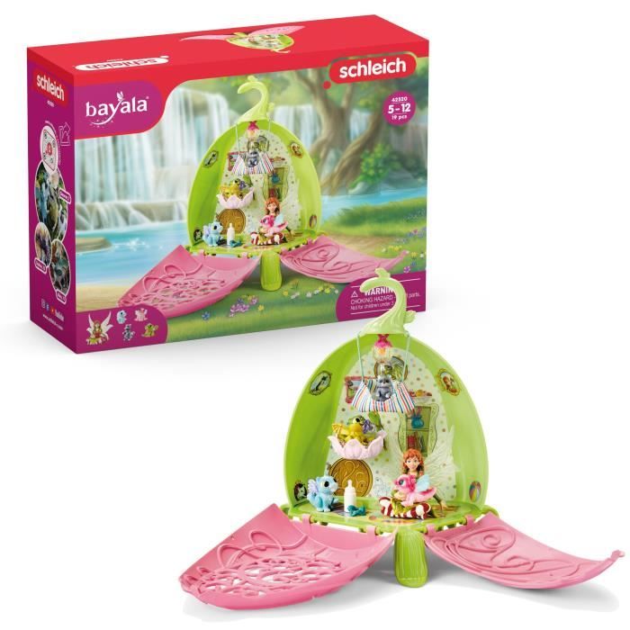 SCHLEICH -  42520  BAYALA Marween et son jardin d'enfants animal- Coffret Magique et Féérique avec des Figurines d'Animaux Magiques