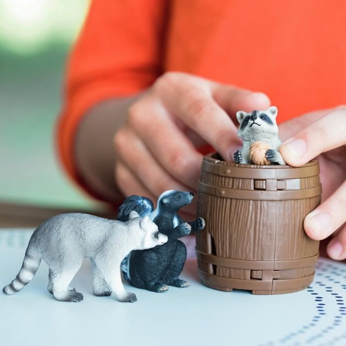 Coffret Jeux rigolos avec la noix, figurines animaux sauvages, Schleich 42596 Wild Life, Pour enfant des 3 ans