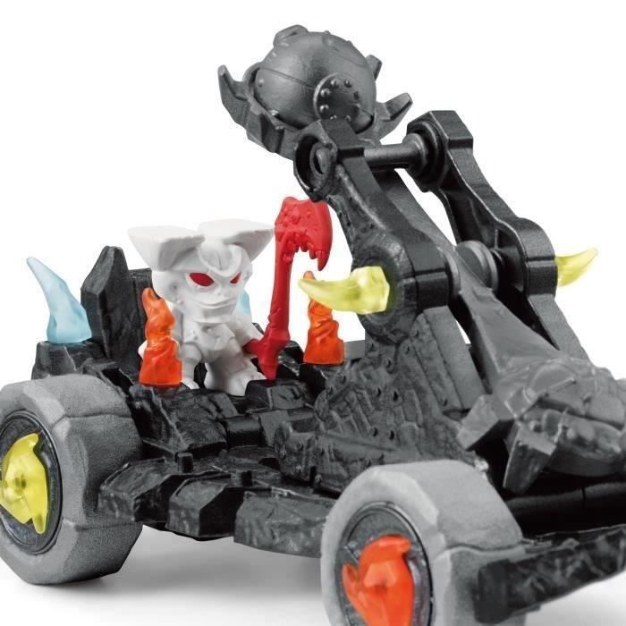 Catapulte avec Mini Creature, Coffret schleich avec 1 figurines mini creature, Figurines d'action fantastiques tres durables, Pour