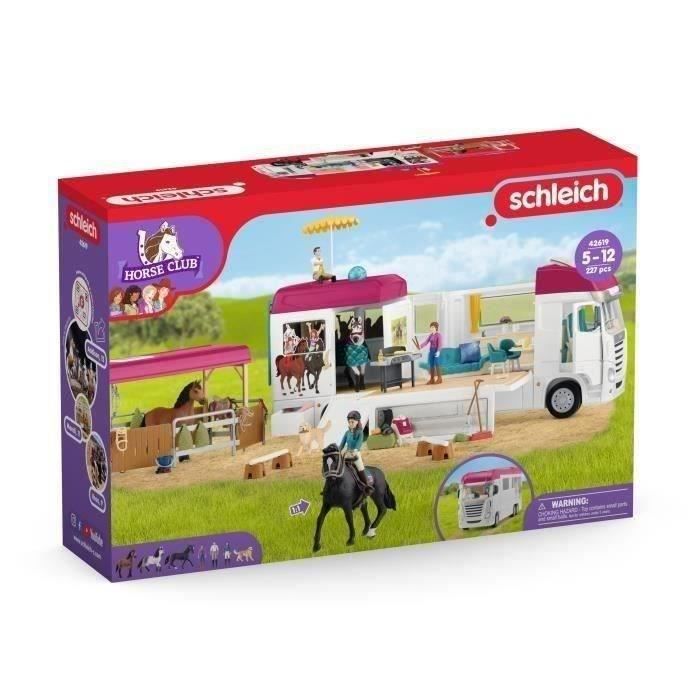 Camping-Car Equestre, des 5 ans, schleich 42619 HORSE CLUB - coffret, 227 pieces