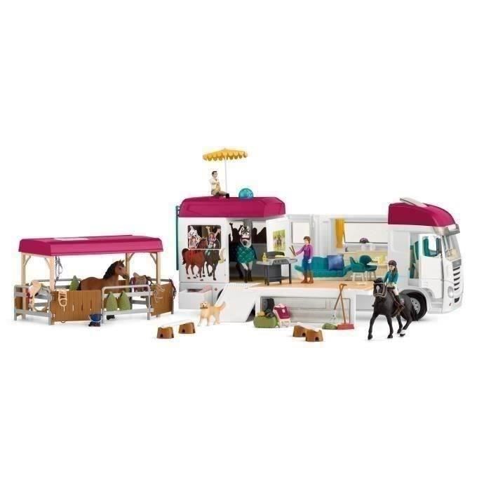 Camping-Car Equestre, des 5 ans, schleich 42619 HORSE CLUB - coffret, 227 pieces