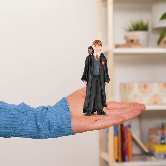 Ron et croûtard, Figurine de l'univers Harry Potter,  pour enfants des 6 ans, 4 x 2 x 10 cm - schleich 42634 WIZARDING WORLD