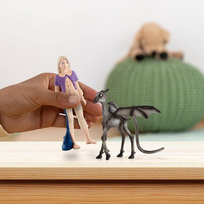 Luna et Bébé Sombral, Figurine de l'univers Harry Potter,  pour enfants des 6 ans, 12 x 2 x 10 cm - schleich 42636 WIZARDING WORLD