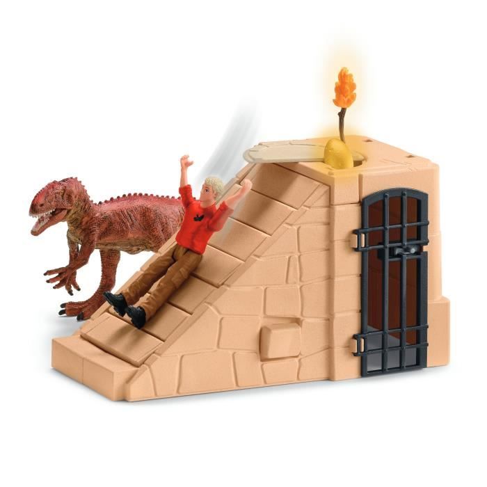 Grande Conquete du temple perdu, Playset figurines, SCHLEICH 42656 Dinosaurs, Des 4 ans