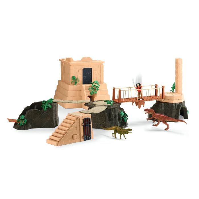 Grande Conquete du temple perdu, Playset figurines, SCHLEICH 42656 Dinosaurs, Des 4 ans