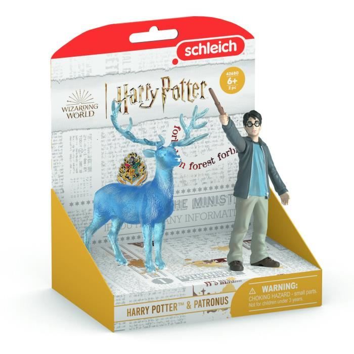 Figurines Harry et son Patronus, Schleich 42680 Harry Potter, Pour enfant des 6 ans