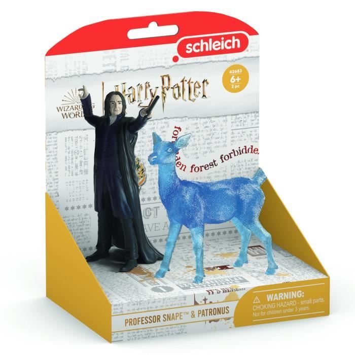 Figurines Rogue et son Patronus, Schleich 42683 Harry Potter, Pour enfant des 6 ans