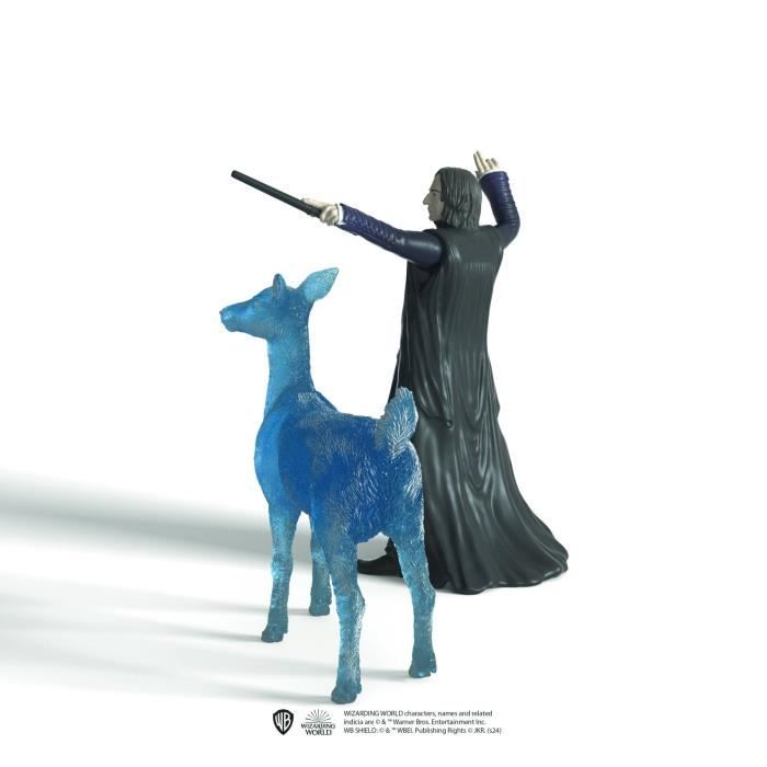 Figurines Rogue et son Patronus, Schleich 42683 Harry Potter, Pour enfant des 6 ans