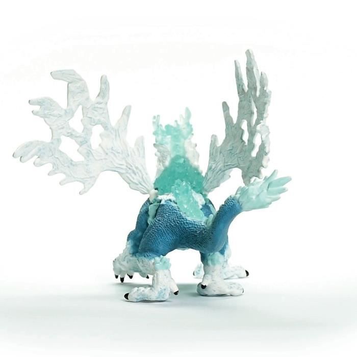 Dragon de glace, Figurine fantastique, pour enfants des 7 ans, figurine, 19 x 22 x 13 cm - schleich 70790 ELDRADOR