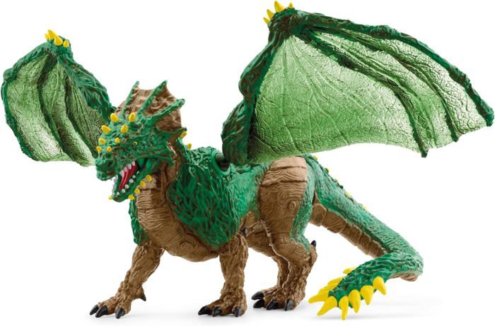 Dragon de la jungle, figurine fantastique, pour enfants des 7 ans, ELDRADOR CREATURES - 19 x 22 x 13 cm, schleich 70791 ELDRADOR