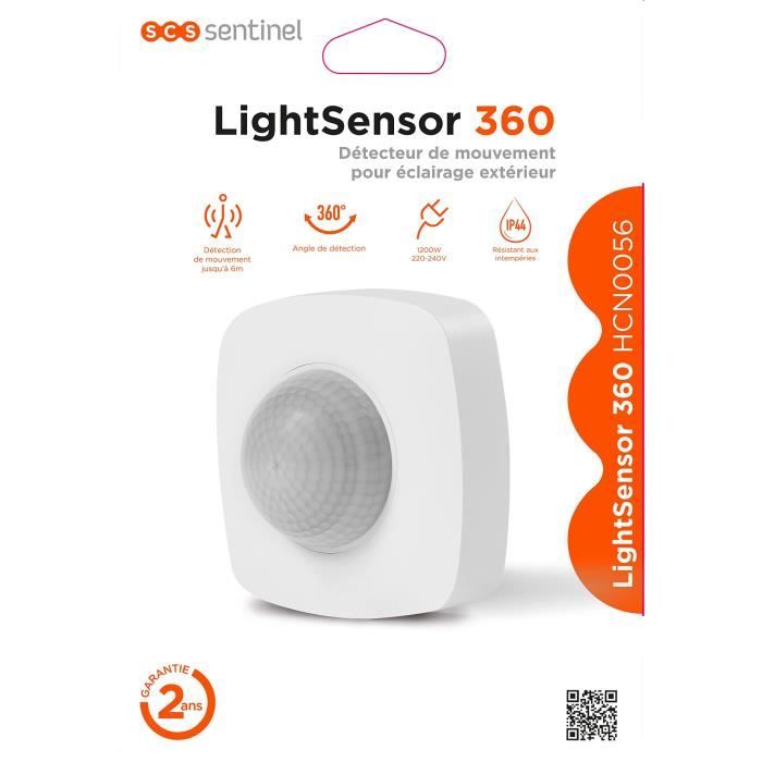 Détecteur de mouvement extérieur SCS SENTINEL - LightSensor 360 - Angle de détection 360°