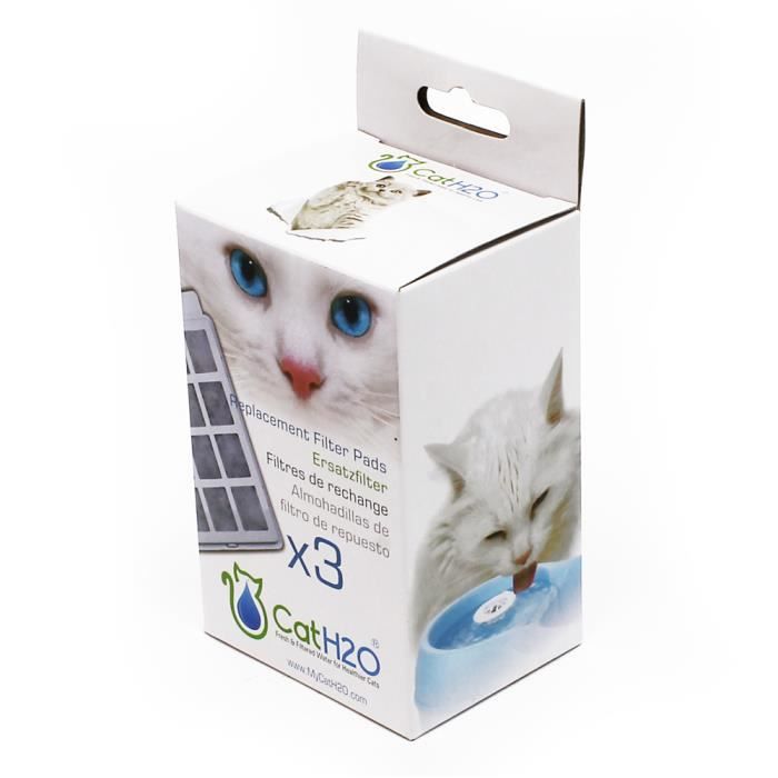 Filtres de rechange - H2O - Cat et Dog H2O - Mousse et charbon actif