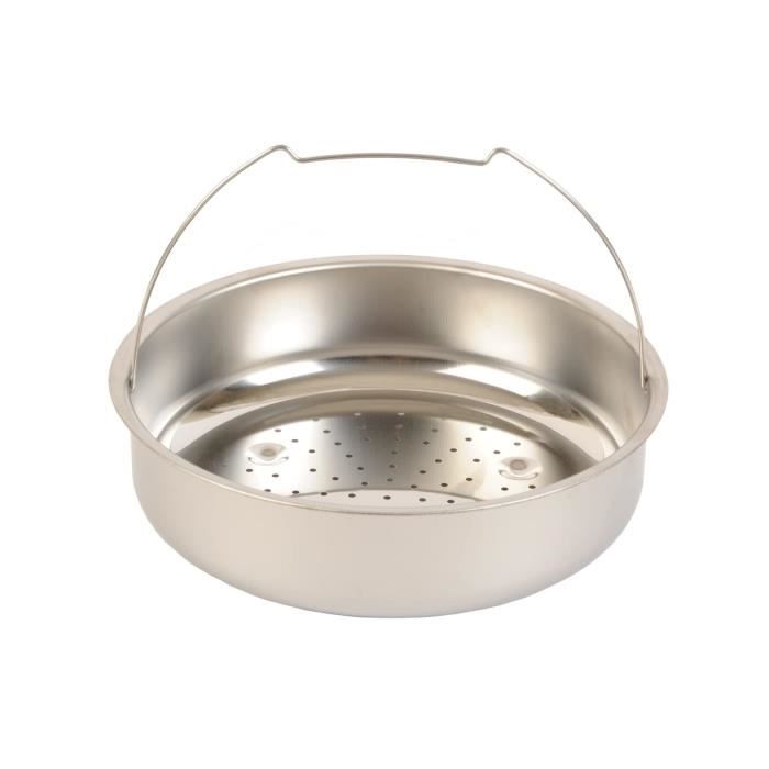 SEB Panier vapeur rigide, Contenance 8L, Diametre 23,5 cm, Inox 792654