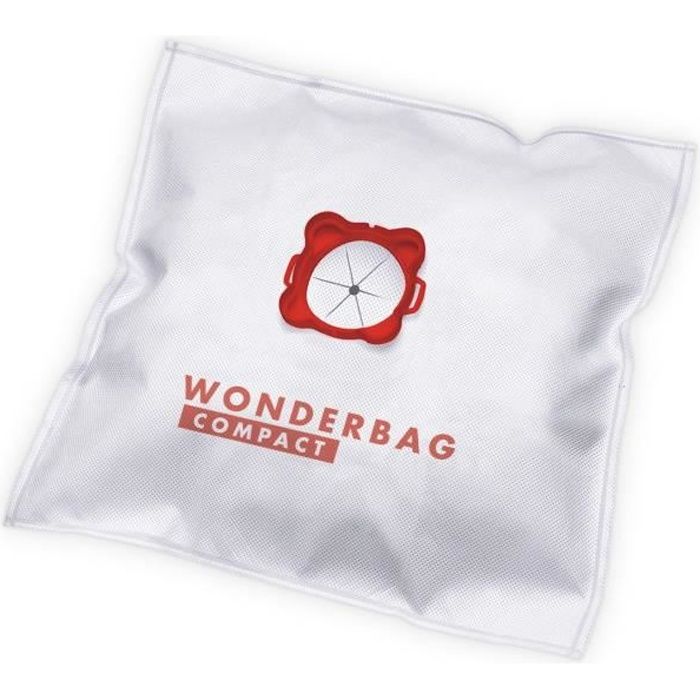 ROWENTA Boite de 5 sacs microfibres Wonderbags Compact WB305120 - pour aspirateurs traîneaux