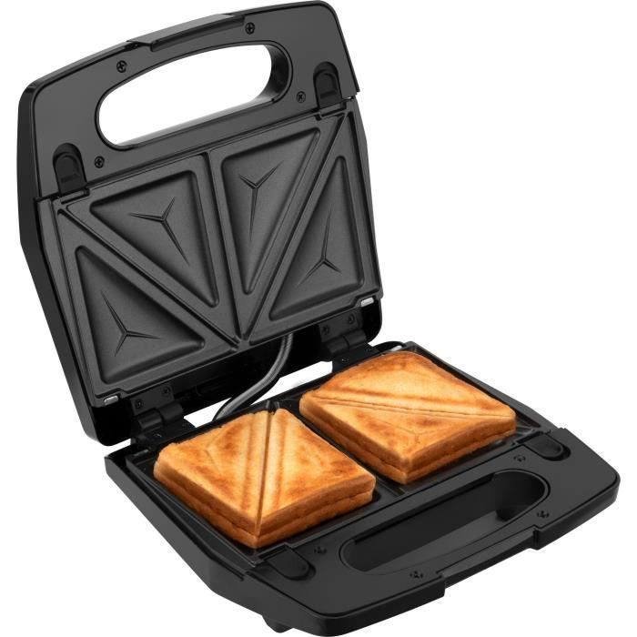 Appareil a croque-monsieur 3 en 1 - SENCOR - SSM 9410SS - 700 W - 3 plaques - Boîtier CoolTouch - Argent