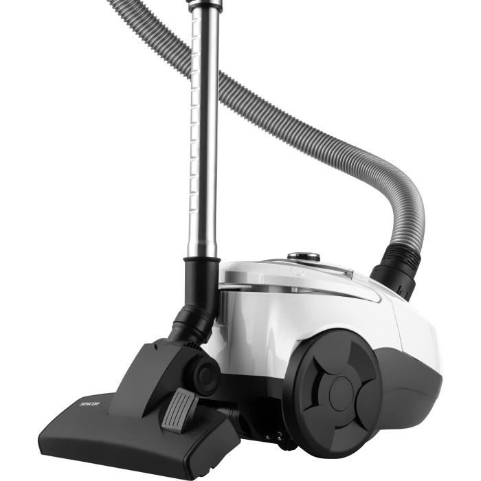 Aspirateur traîneau avec sac - SENCOR - SVC 5500WH - Moteur ECO 700 W - 75 dBA - 2 L - Filtre HEPA H13 - Blanc