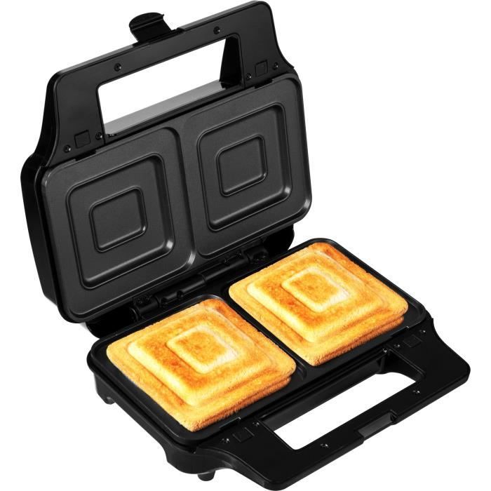 Appareil a croque-monsieur 4 en 1 - SENCOR - SSM 9940SS - 900 W - 4 plaques - Boîtier CoolTouch - Argent