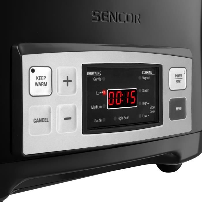 Mijoteuse - SENCOR - SPR-5508BK - 1350 W - 6 L - Noir