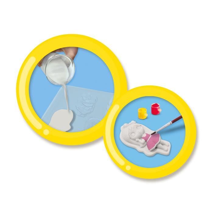 Kit de moulage et peinture Fashionistas - Mixte - A partir de 5 ans - Multicolore - Blanc