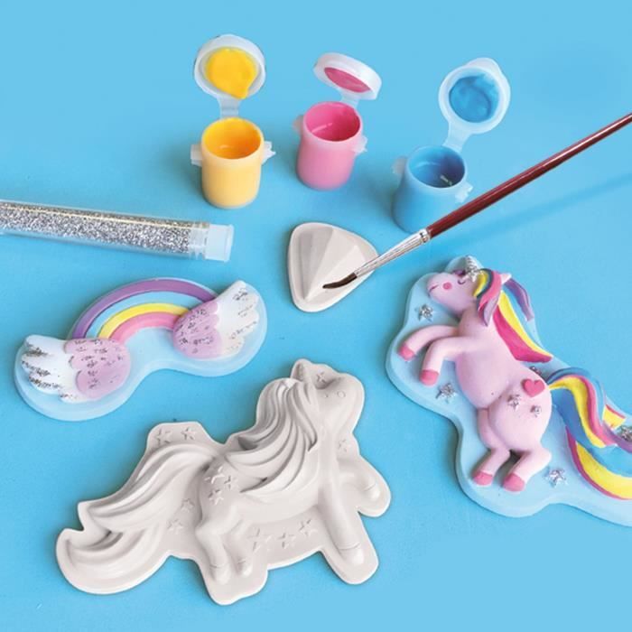 SES CREATIVE - Moulage et peinture Licornes - Kit créatif pour enfants de plus de 5 ans