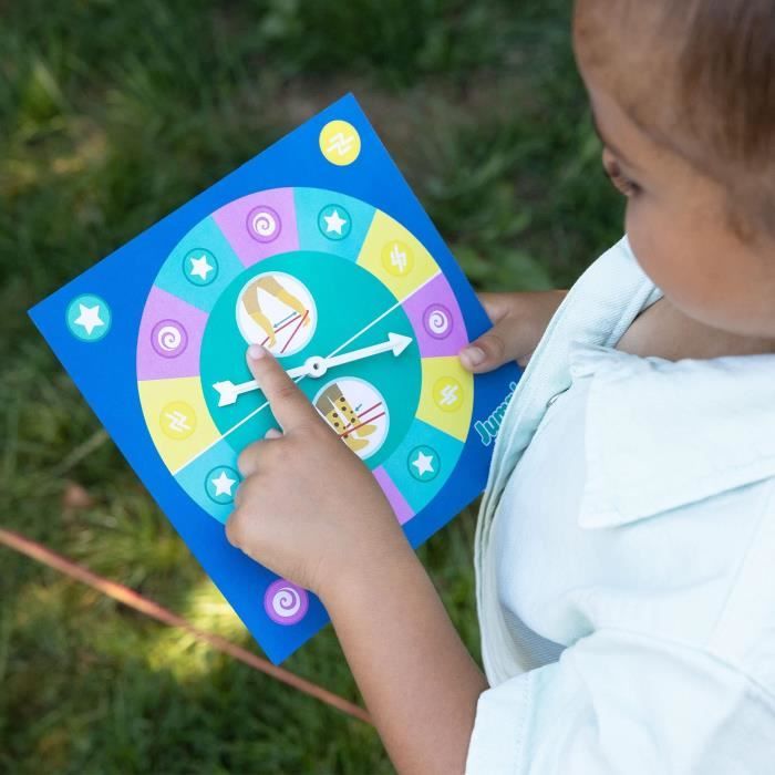 Jeu de cartes Jump! Animals - Sauts a l'élastique pour enfants de 3 ans et plus - SES CREATIVE