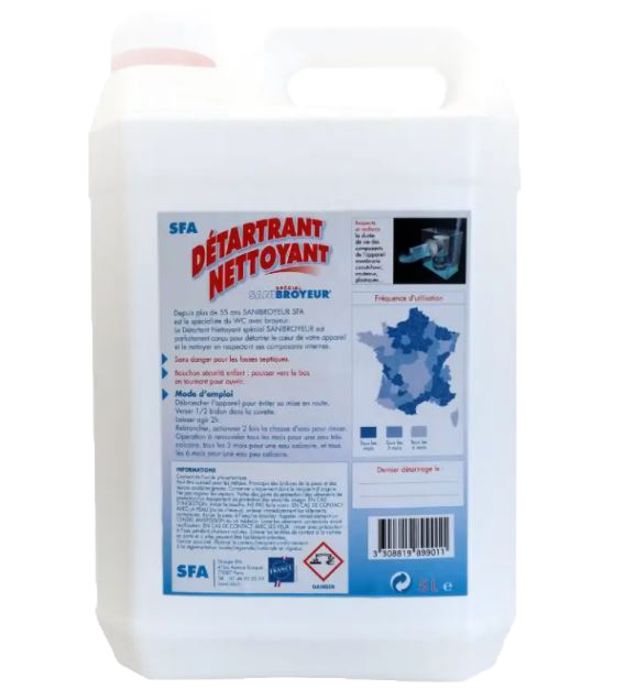 Détartrant nettoyant pour produits SFA - SFA - 5 litres