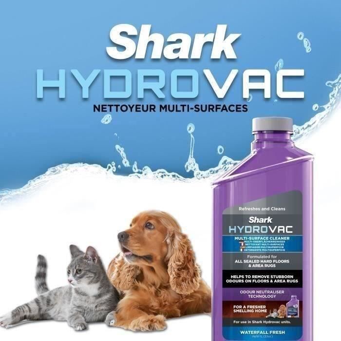 Recharge de nettoyant - Shark HydroVac - Multi-surfaces et anti-odeurs - 1 L - Compatible avec Shark HydroVac WD210 WD110