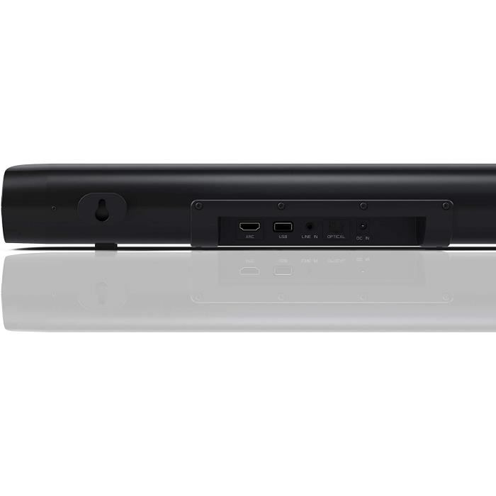 Barre de son SHARP HT-SB107 - Bluetooth 4.2 - 90W - HDMI, Aux 3.5mm, USB - Noir