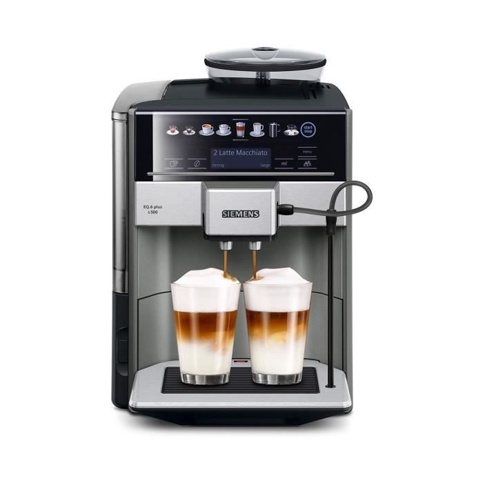 Expresso Broyeur - SIEMENS - EQ6 PLUS - Inox Silver