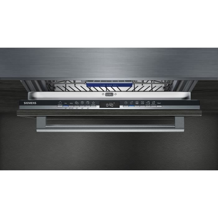 Lave-vaisselle tout intégrable SIEMENS SN73HX48VE iQ300 - 13 couverts - Induction - L60cm - Home Connect - 44dB