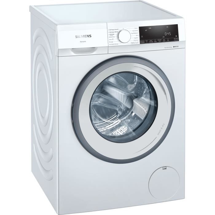 Lave-linge séchant SIEMENS WN34A100FF IQ300 - 8 / 5 kg - 1400 trs/min - L59,8cm - Classe E - Blanc